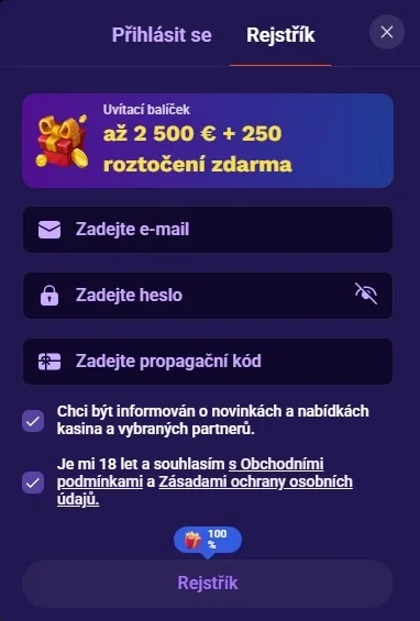 LiraSpin Casino registrace